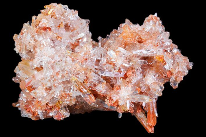 Orange Creedite Crystal Cluster - Durango, Mexico #79376